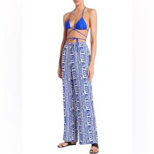 Faithfull the Brand ale Pacifique Linen Relaxed Fit Pant in sz S